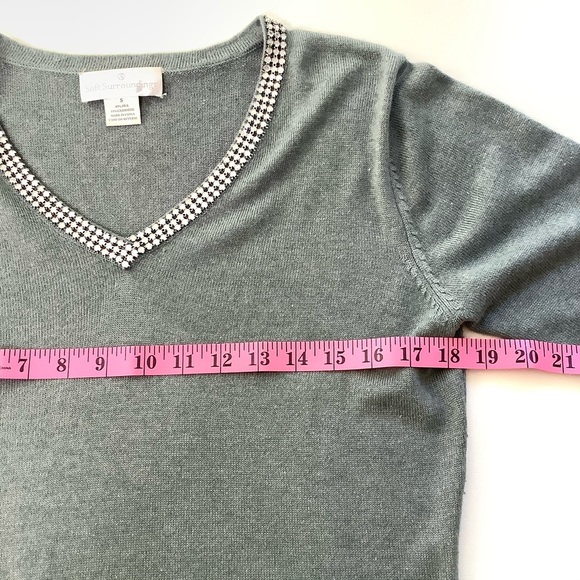 Soft Surroundings Womens Silk Sweater S - Picture 4 of 7